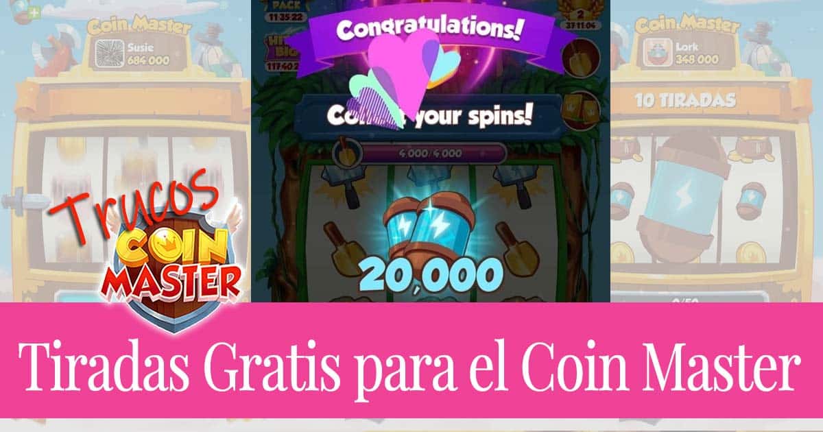 tiradas gratis coin master links