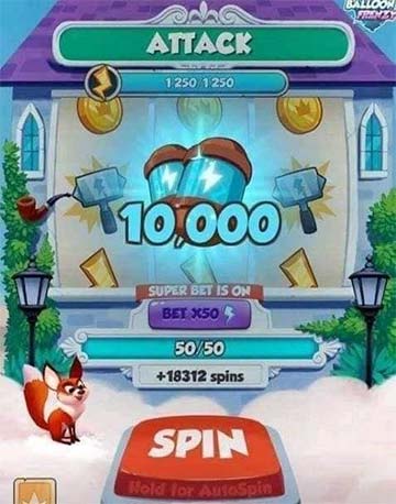 10,000 spins - Be careful!!  it is very likely a scam